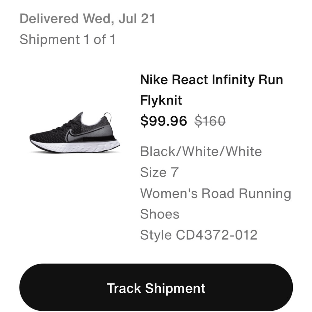 Black Nike React Infinity Run Flyknit - image 4
